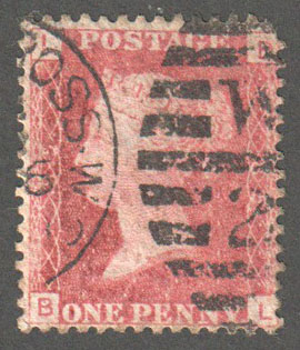 Great Britain Scott 33 Used Plate 85 - BL - Click Image to Close